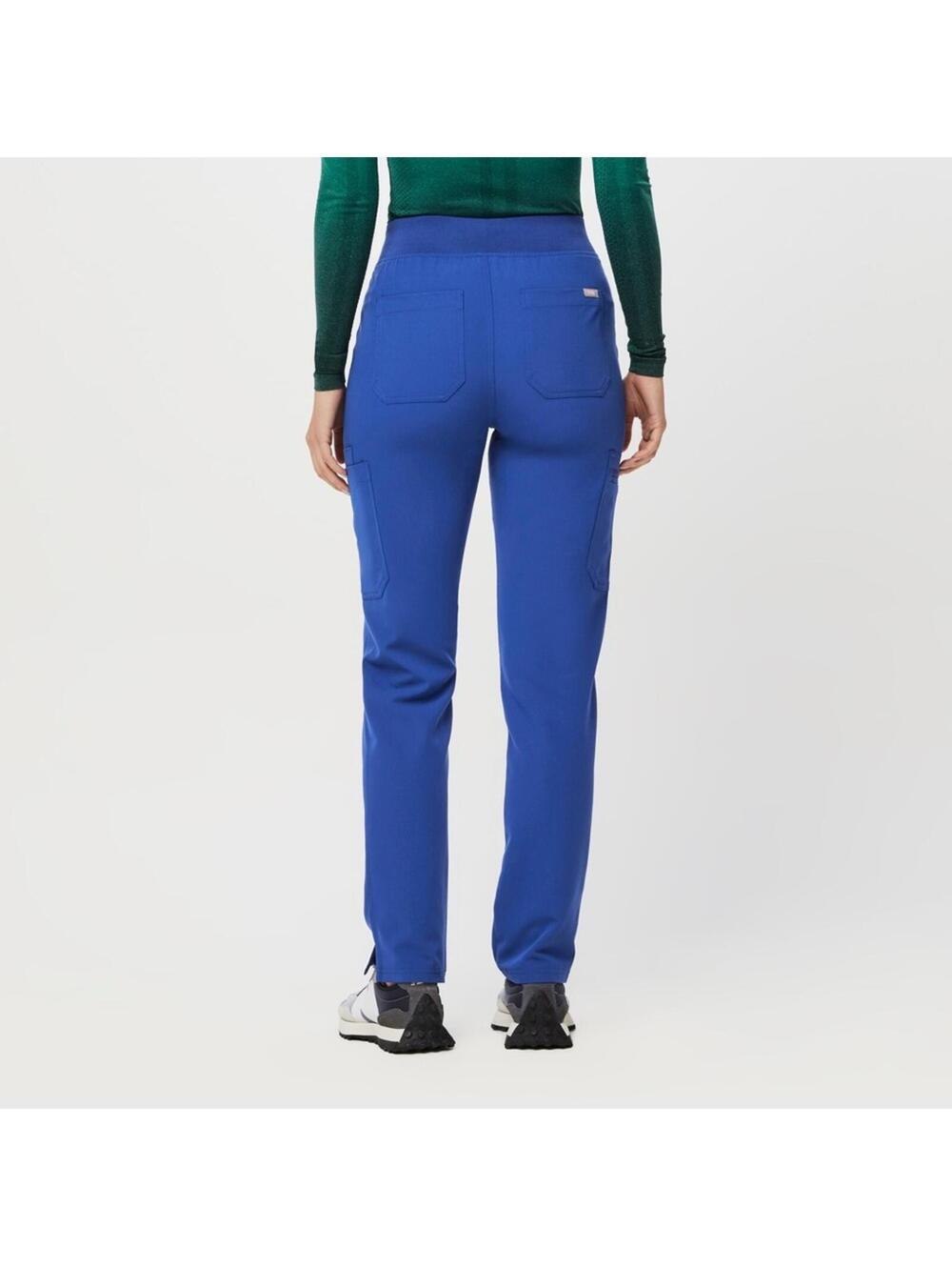 FIGS Yola Skinny Scrub Pants Winning Blue Women’s Large - Picture 3 of 5